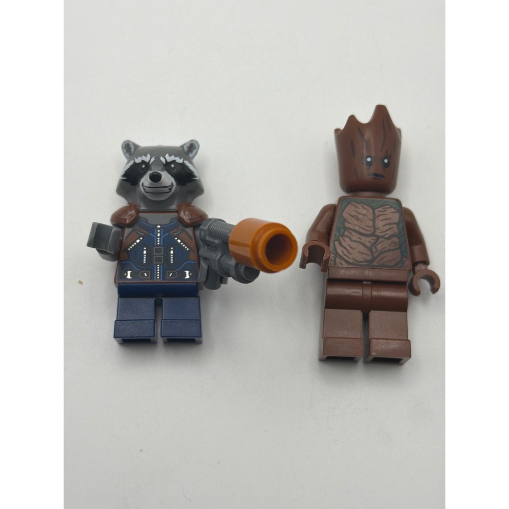 LEGO Marvel Guardians of the Galaxy Rocket Raccoon and Groot Minifigures Set